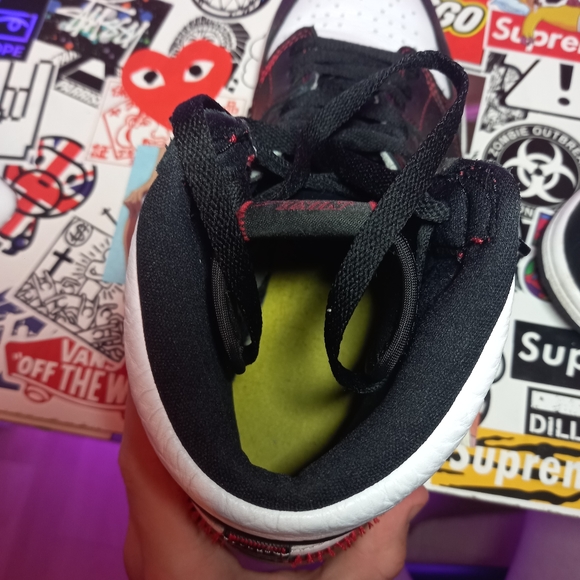 Jordan 1 defiant white black gym red - Picture 14 of 14